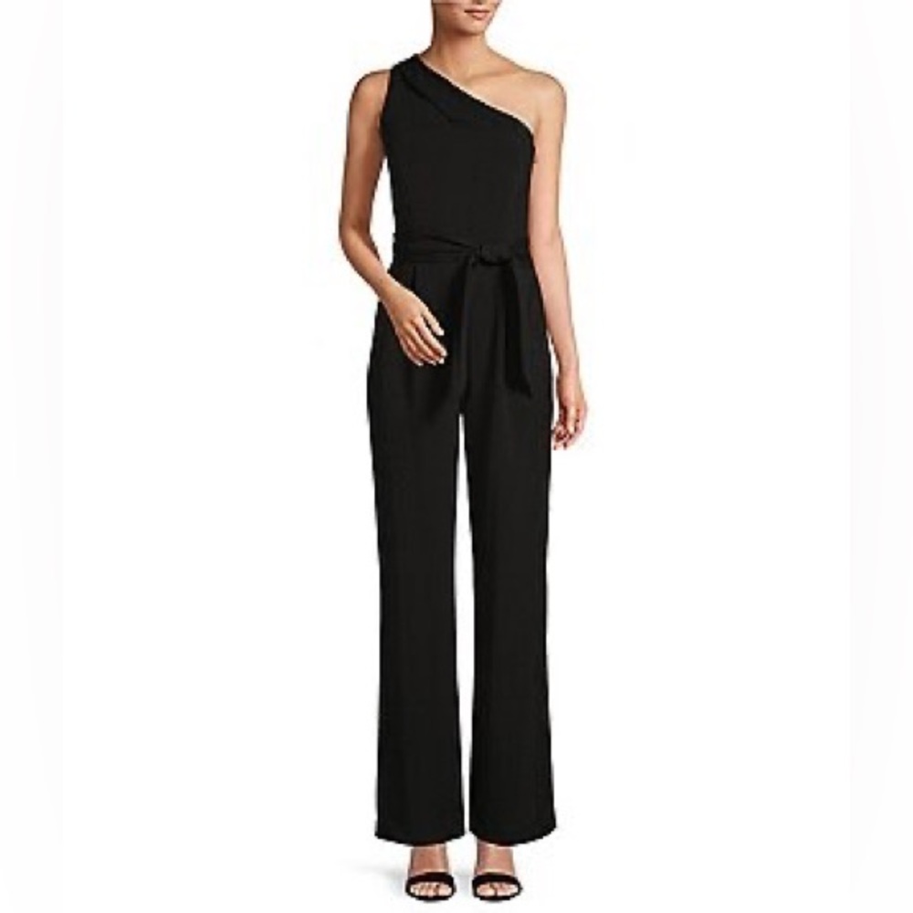 Antonio Melani One-Shoulder Jumpsuit Sz 8